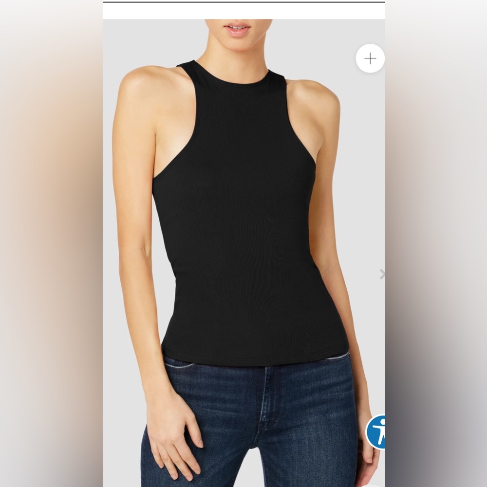 NWT Hudson Racer Tank in Black size Large